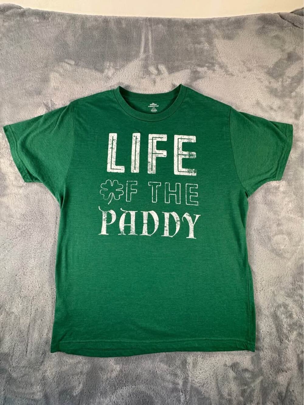 🍀St Patrick's Day T-shirt LG Life of the Paddy Green🍀